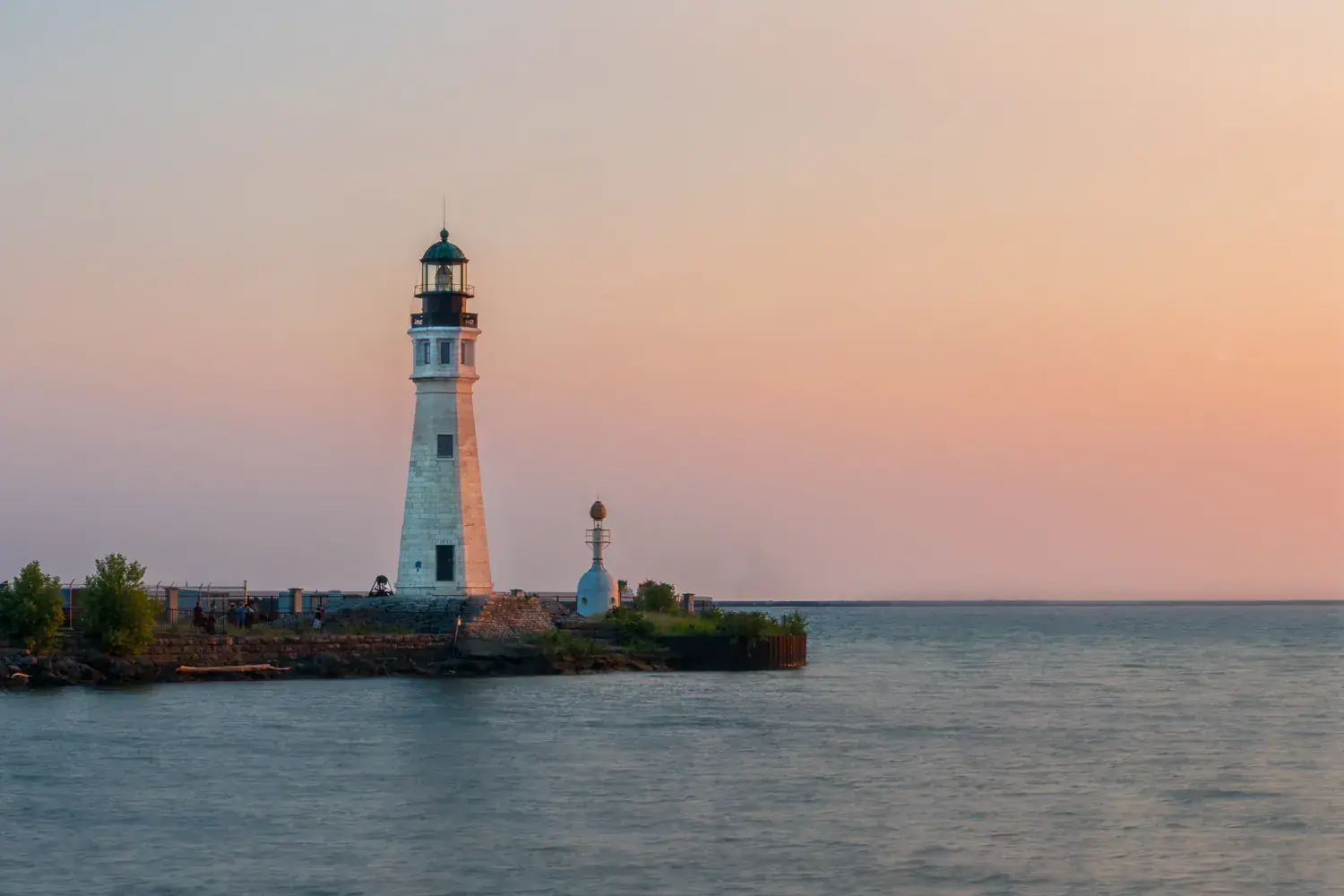 New Buffalo Lighthouse on Lake Michigan — 30 minutes from The Old Ruth in La Porte, Indiana